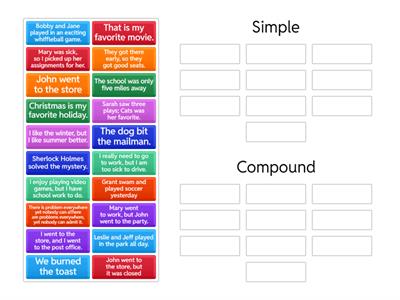 Simple and Compound Sentences