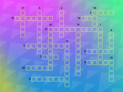 Crosswords - Upper-Intermediate Level