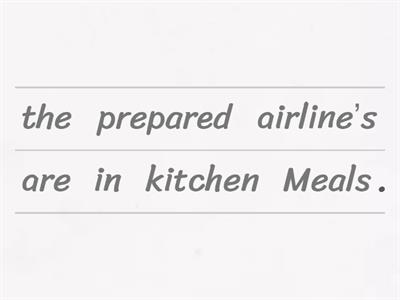 THE PASSIVE VOICE - pre-flight arrangments