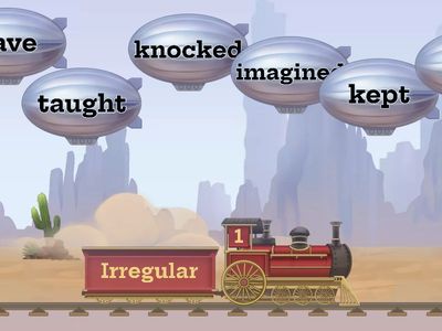 Regular and Irregular Verbs Balloon Pop