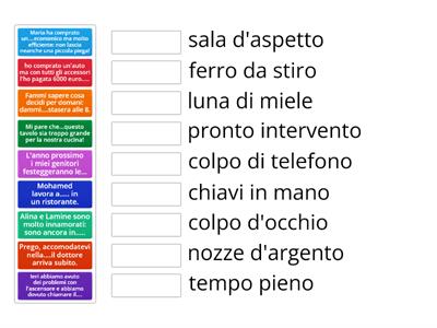 B1/B2 - Completa con i MODI DI DIRE appropriati