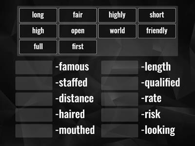 C1 Advanced Prep -  Compound adjectives