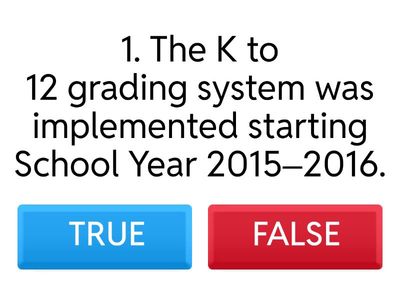 Chapter 8 Lesson 6 : Policy Guidelines on Classroom Assessment for the K to 12 Basic Education, DepEd Order No. 8, s. 20
