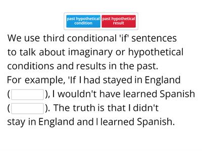 'If' - Third Conditional
