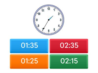 Визначаємо час за годинником