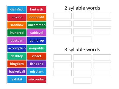 Multisyllabic Words