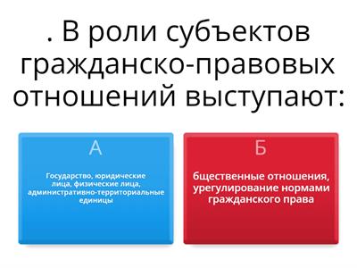 основы гражданского права РК