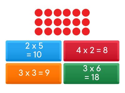  Array for Multiplication Sentence Practice