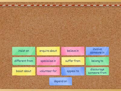 Roadmap B2 1A Vocabulary: match the verbs with the definitions