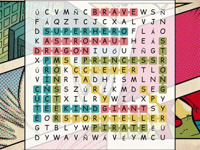 SOPA DE LETRAS INGLÉS