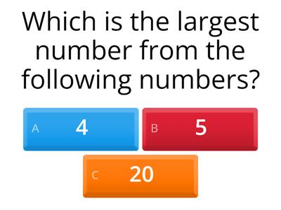 Largest and Smallest Numbers