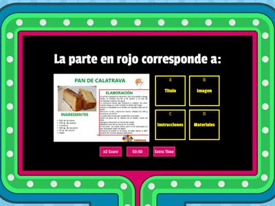 Partes de un texto instructivo