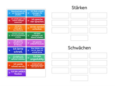 B1 Hiley Berufsberatung Stärken und Schwächen