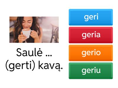 Esamasis laikas (czas teraźniejszy litewski)