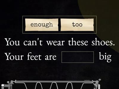 FF5  too/ enough/ as..as 