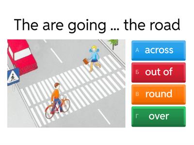  round, across, into, out of, through, up, down, onto, off, over1