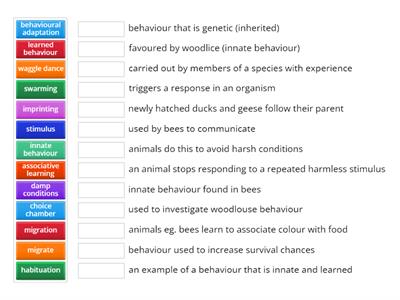 N4 Biology Learned Behaviour