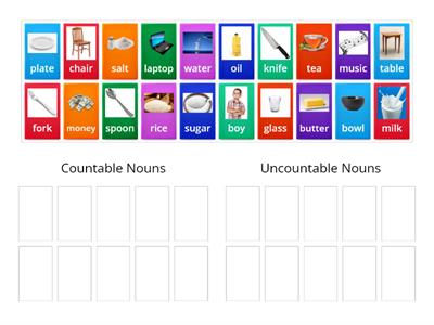 Countable and Uncountable Nouns