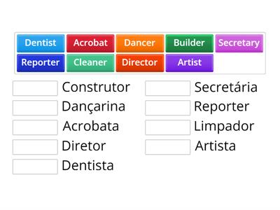 INGLÊS - PROFISSÕES EM INGLÊS