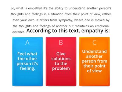 Reading Comprehension 