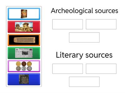 Sources for studying history 