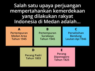 Perjuangan Mempertahankan Kemerdekaan Indonesia