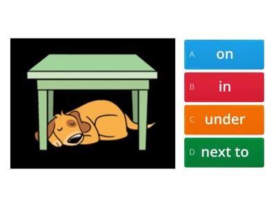 Kid's Box Prepositions of place (unit 3)