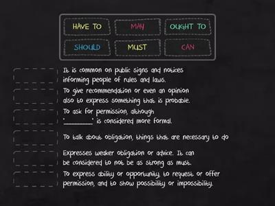 MODAL VERBS