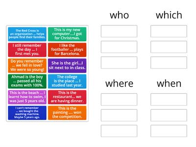 Relative Pronouns