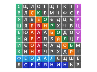 Знайдіть слова, що характеризують соціальні стани доби Середньовіччя