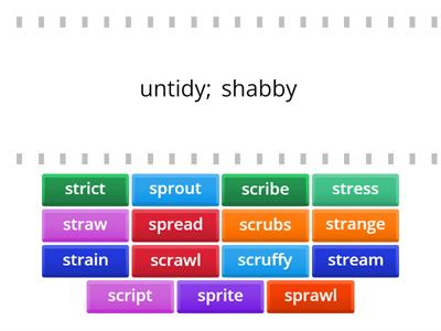 WS #36 scr-, str-, spr-