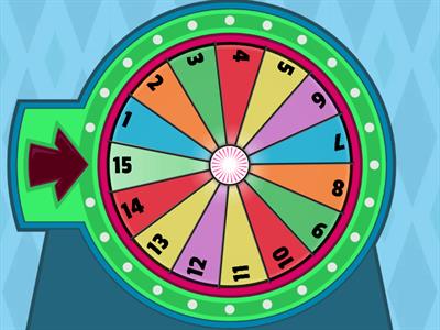 PE Random Number Wheel 1-15