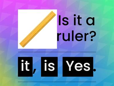 Things for School-Grammar Practice