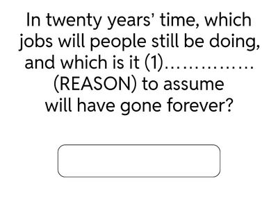 Year 12 (B2 word formation practice) Technology and jobs