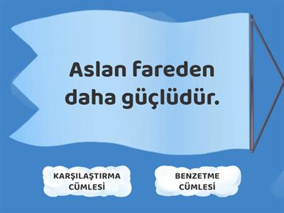 KARŞILAŞTIRMA CÜMLESİ- BENZETME CÜMLESİ