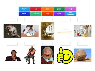 ACPB-B02- Adjectives - Matching pictures