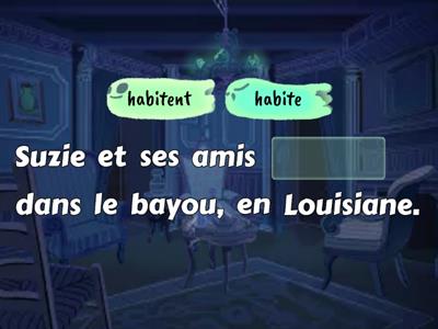 Choisis le bon mot: Animaux du bayou, partie I