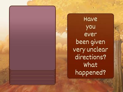 directions (speaking B1)