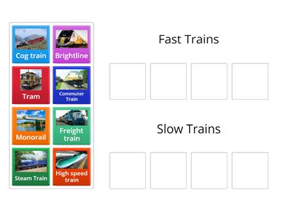 Sort game trains