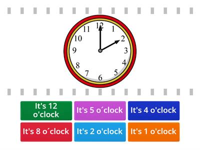 TELLING THE TIME o´clock