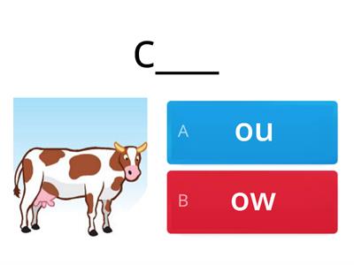 FF3 Phonics ou ow 