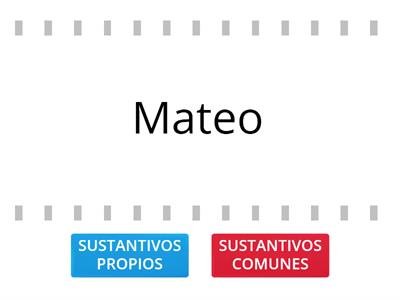 Sustantivos Propios y Comunes