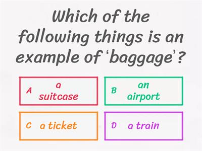 Travel quiz