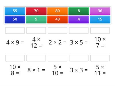 Times table practice
