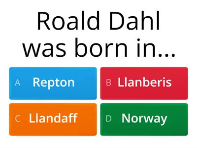 Roald Dahl Quiz