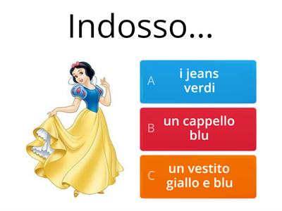  Vestiti e colori quiz