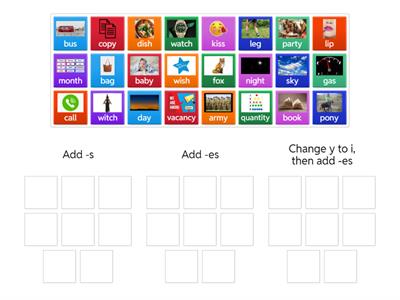 Regular plural nouns