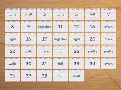 Trick Words 2nd grade