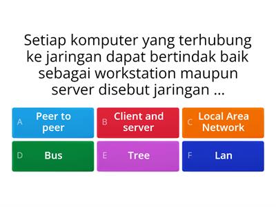 SOAL TEKNIK KOMPUTER DAN JARINGAN