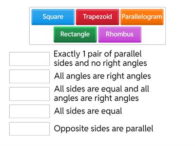 Which shape can have the attributes listed?